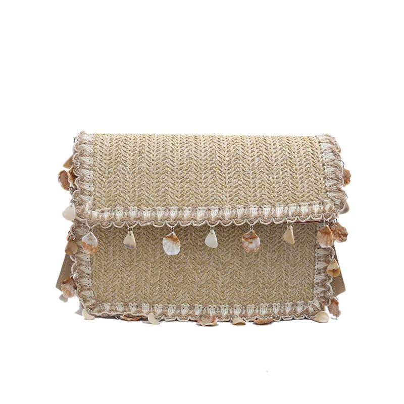 

Summer Xiaoxiang Feng Straw Bag Women s 2025 New Exquisite Chain One Shoulder Crossbody Bag Niche Design Woven Bag хаки