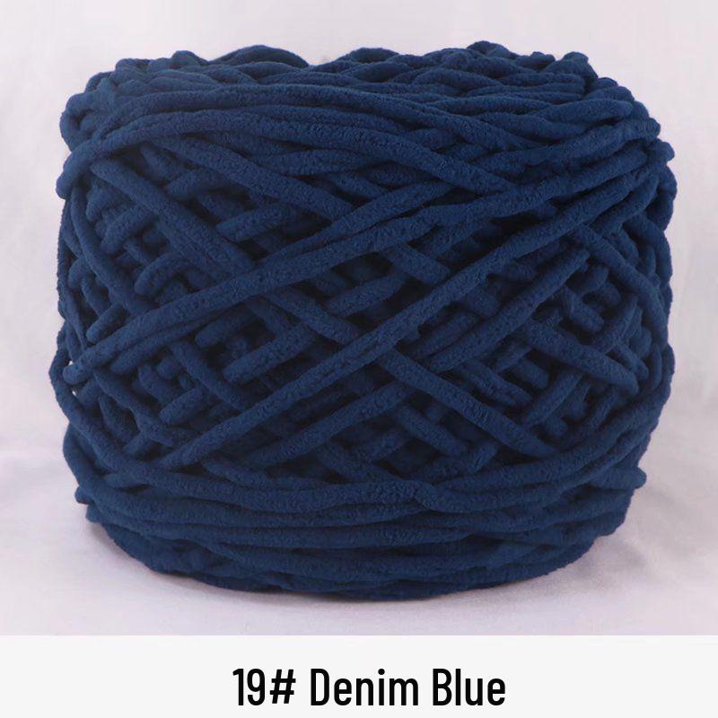 Handgjord Tjock Halsduksgarnboll - Mjuk DIY Stickning & Virkning