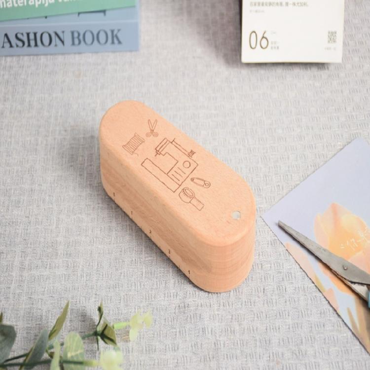 Wood Tailors Clapper Quilters Clapper with Scale  Practical Clapper Sewing Tool for Sewing Quilting