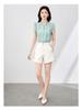 Women's Slimming Silk Wool Shorts Suit - High-Quality, Flattering Fit
