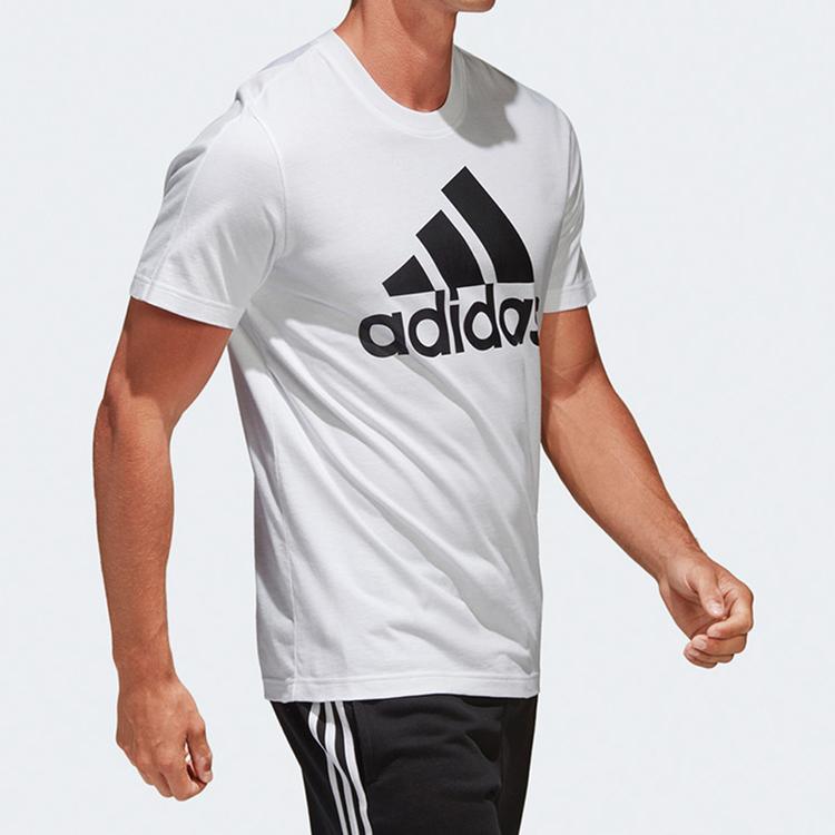 Adidas Sports Style Short Sleeve T-Shirt Men Tops White CD4863