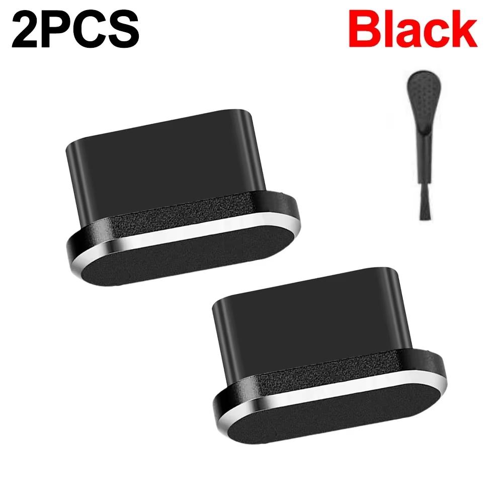 Metal Type-C Dust Plug Charging Port Protector Stopper Anti-Dust Cover for Samsung Xiaomi Huawei Universal