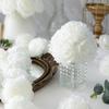 1Pcs Artificial Peony Flower Heads Rose Red Faux Flower Silk Artificial Flower Heads Simulated Penoy For Wedding Party Decoration, Cake Decoration