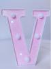 Pink LED Letter Light for Celebrations and Proposals
