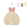 Sisal Cat Scratcher Mat Cartoon Design Cat Scratching Pad with Sticker Tape for Floor Wall To Protect Couch Carpet Furniture