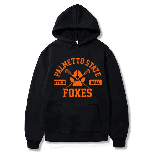 FOXES PALMETTO STATE Women Retro Prin Hoodie Women Fashionable Street Outdoor Sportswear Autumn and Winter Trend Design Hoodie