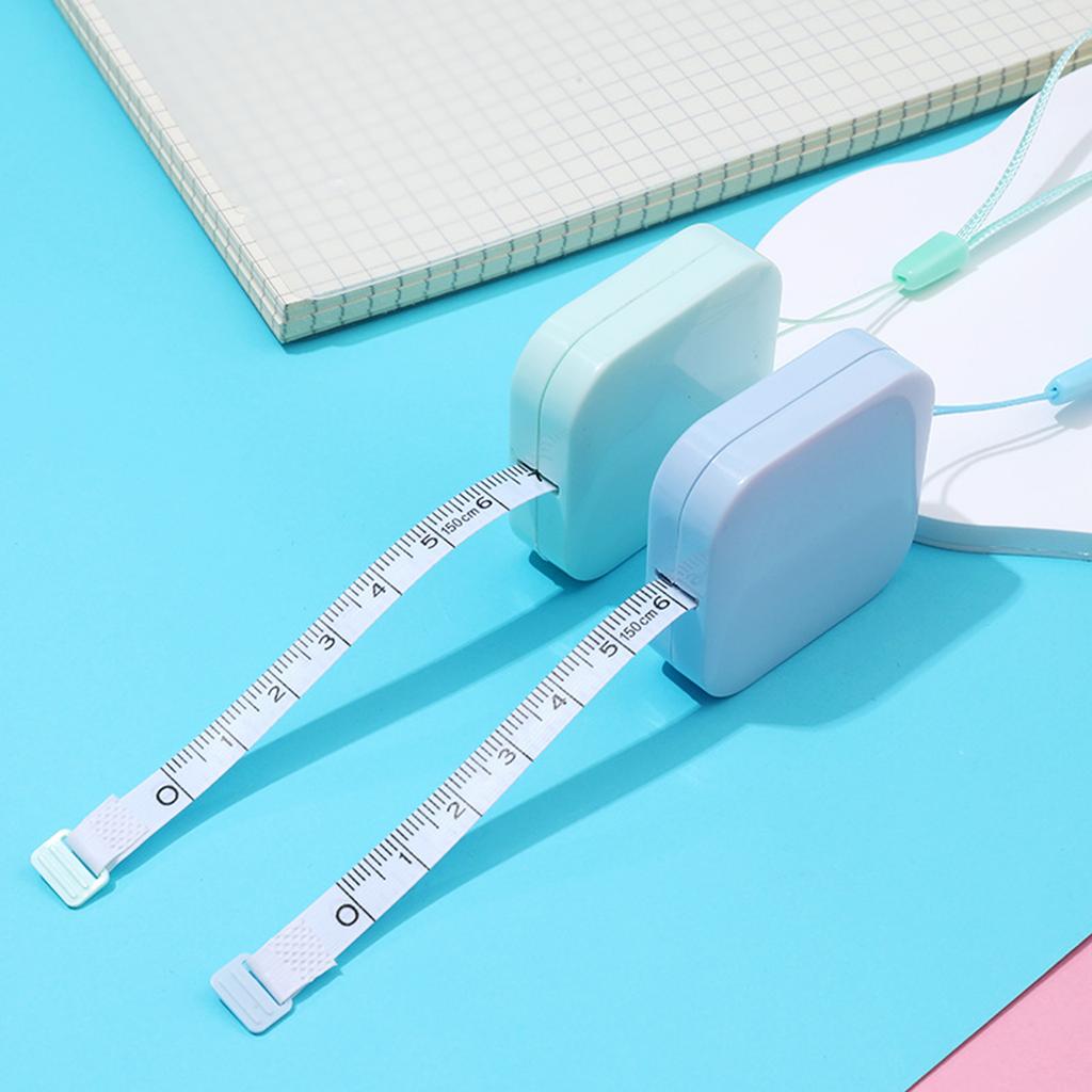 Measurements Three-Dimensional Retractable Tape Measure Ruler for Tailors, Sewers Enthusiasts Fitness Accurate Body Fat