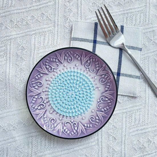 Ceramiczna Płytka do Tarcia Czosnku, Wytłaczany Ręczny Młynek do Imbiru i Serów, Wielofunkcyjne Naczynie Kuchenne do Siekania Cebuli, Cytryny, Warzyw, Owoców