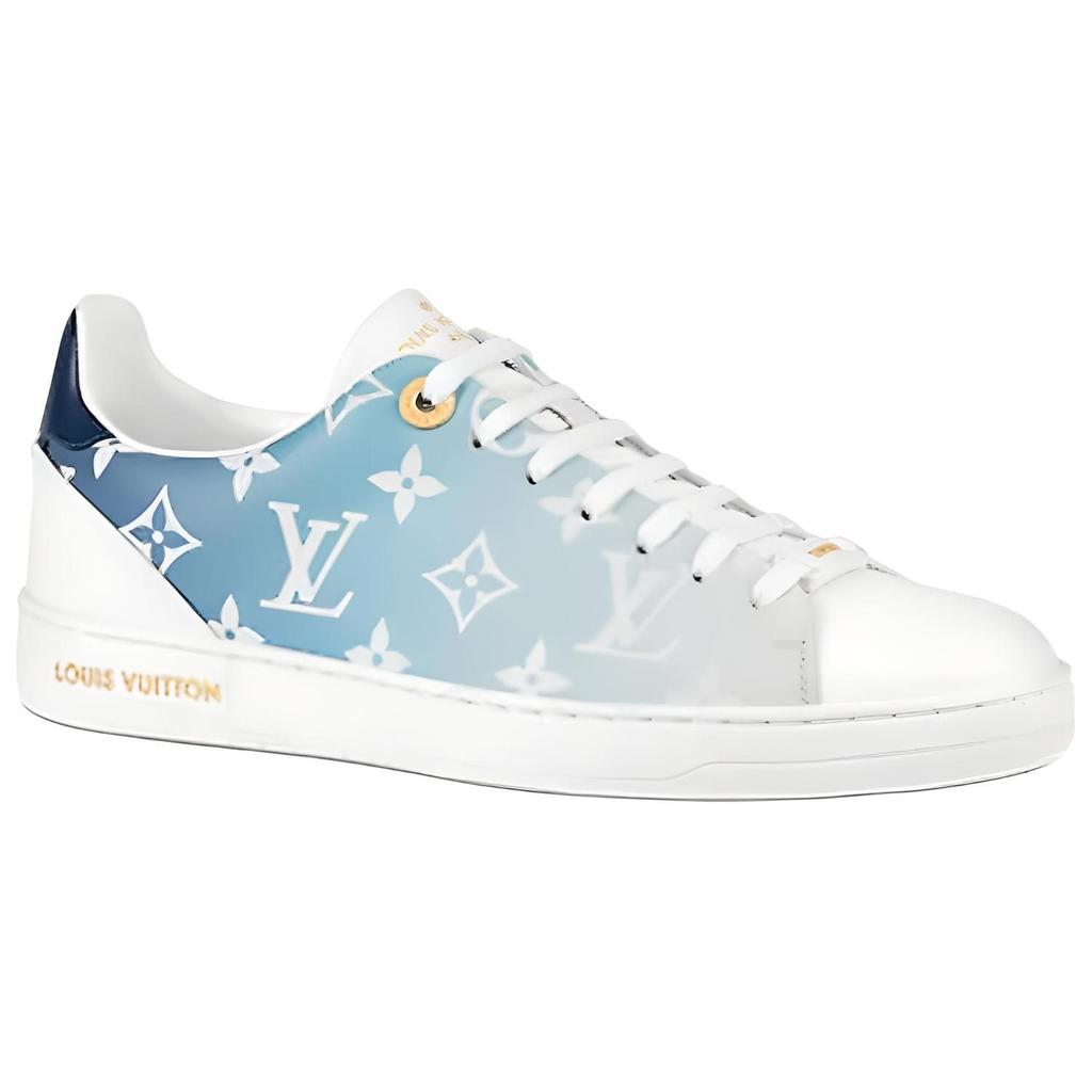 Louis Vuitton Lv Frontrow Sneakers Blue Women's 1A87D2