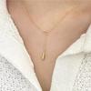 Cupronickel Plated Silver Water Drop Necklace for Women - Luxury Design, High-End Feel 2026 Choker