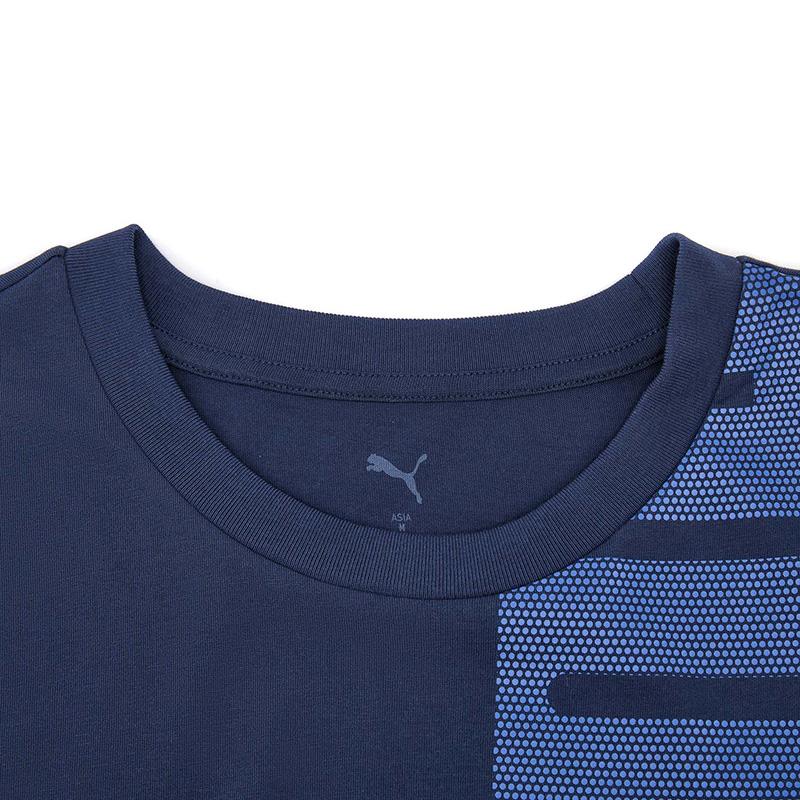 Puma Ess+ Logo Lab Pullover Round Neck Short Sleeve T-Shirt Unisex Tops 691347-62