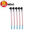 Car Fuse Holder Add-a-circuit TAP Adapter Micro Mini Standard ATM Blade Fuse for Cars Vans MINI SMALL MEDIUM Size 10/5pcs 32V