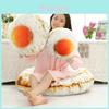 Creative Food Themed Egg Pillow Plush Toy For Home Decor And Gift
