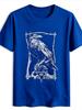 Unisexs Black Crow Branch Graphic TShirt Stylish Summer Casual Tee With Intricate Raven Design Soft Fabric Round Neck