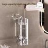 Luxury Corrugated Soap Dispenser with Suction Cup for Bathroom and Shower