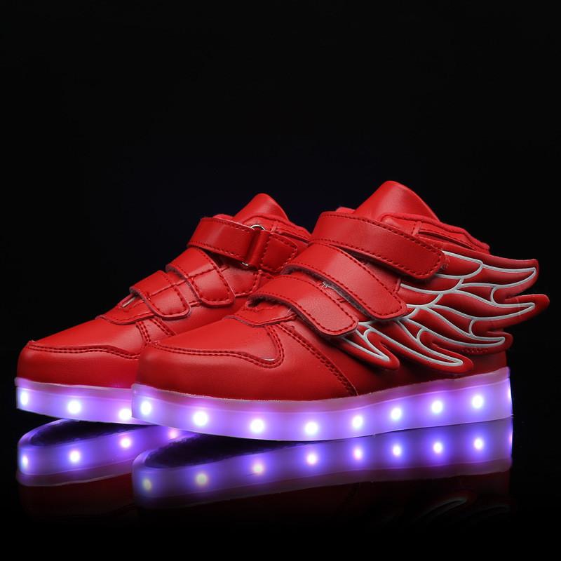 Children Light Up Sneakers Toting Usb Charging Indoor Outdoor Spring Summer
