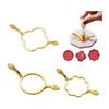 Sealing Stamp Dedicated Frame Set of 3 Types Specialized Sealing Wax Tools Sealing Stamp Set Metal Easy To Use Armrests On Both Sides DIY Enthusiasts