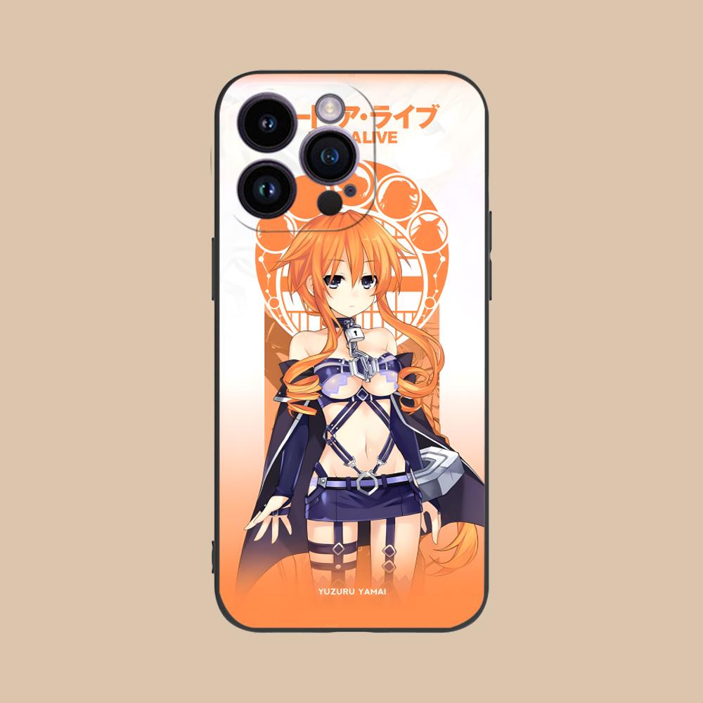Date a Live Yamai Kaguya Matte Mobile Phone Case for iPhone 17 16 15 14 13 12 11 X XR XS 8 7 Air Pro Max Plus Mini Colorful