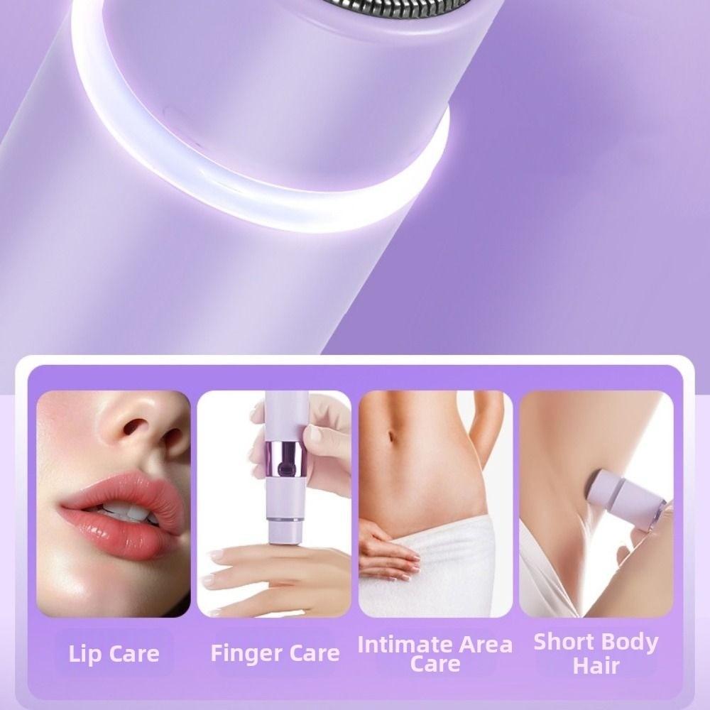 Waterproof Electric Razor Double Head Epilator 2 In 1 Hair Remover  Travel