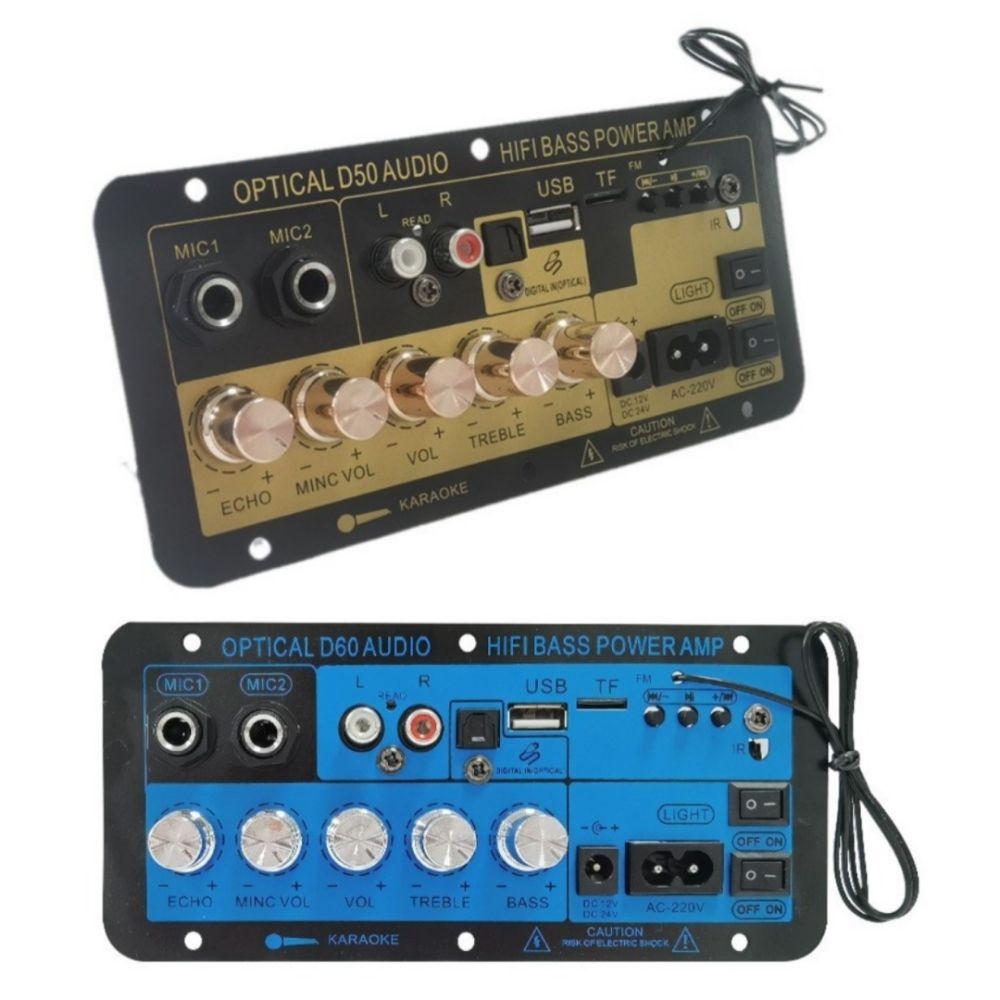 Dual Microphone Bluetooth Amplifier Multi-functional Stereo Amplifier Board Subwoofer Amplifier