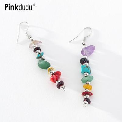 Fashion Irregular Simulated Stone Drop Earrings Cute Creative Multicolor Acrylic Long Earring for Women Jewelry PD1365