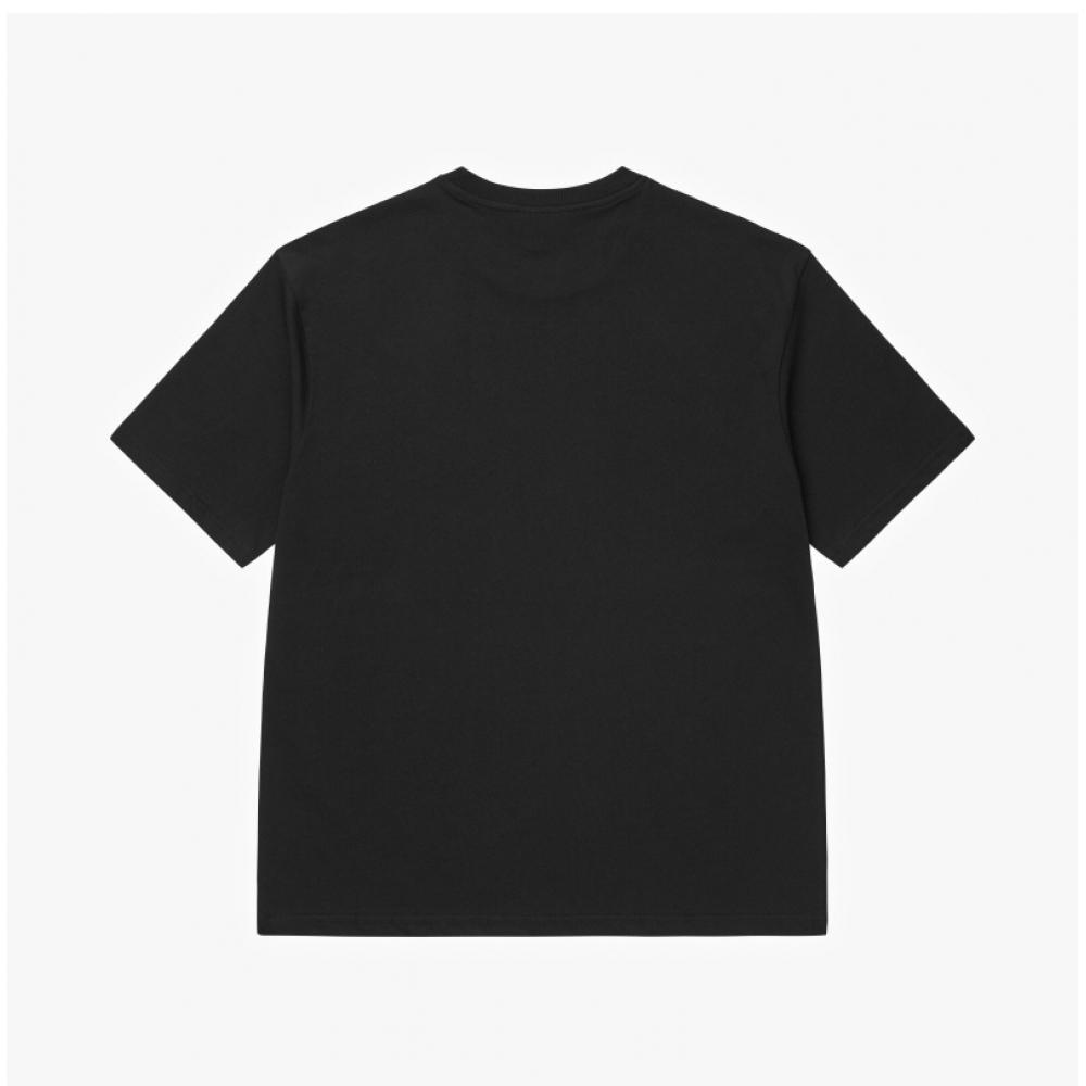 ApeSSe Cohbw H26386 Tzc Noir Blanc Micro Logo Boxy Men S Short Sleeve Tee