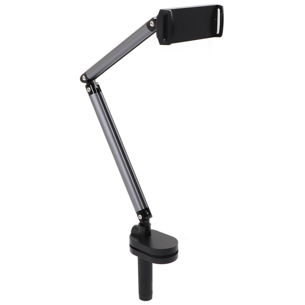 Phone Clip Holder Aluminium Alloy Base Foldable Storage Rotation Soft Cushion Adjustable Angle