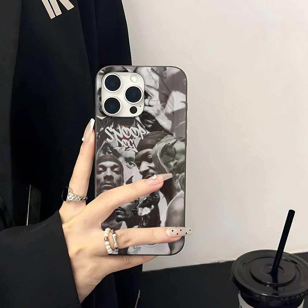 S-Snoop Singer Dogg Phone Case For IPhone 11 12 13 14 15 16 17 Pro Max PLUS Pro Wave Corrugated Silicone Case