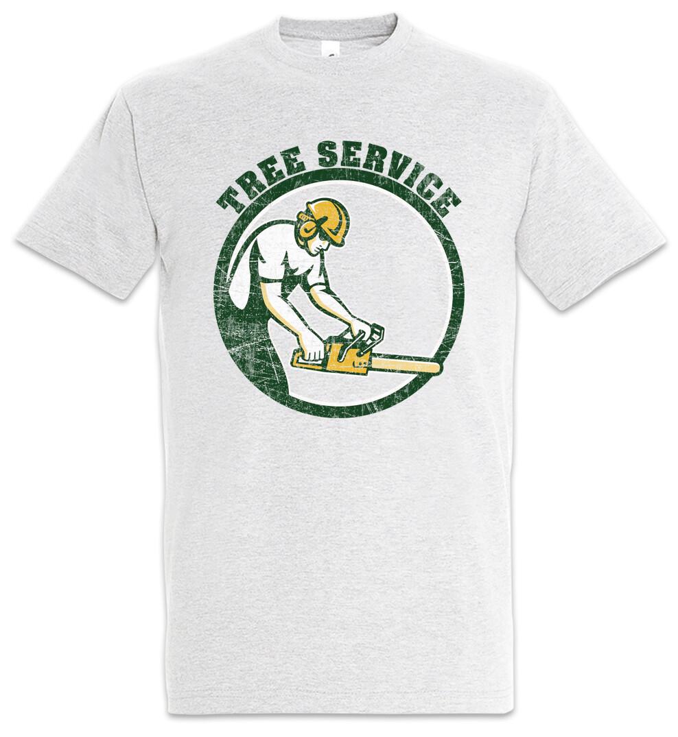Tree Service V Lumberjack Woodcutter Woodsman Woodmann Cutter T-Shirt S