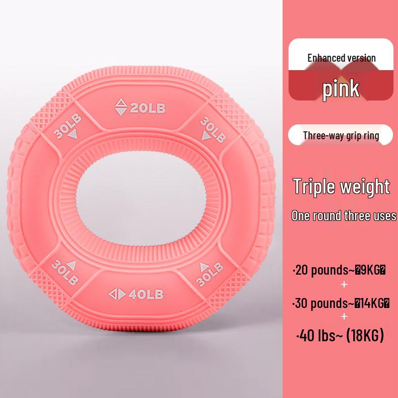 Silicone Grip Ring for Men, Women, and Kids - Hand, Arm, and Finger Strength Training/Rehabilitation Equipment