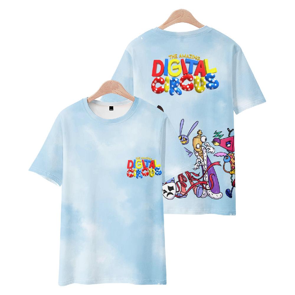 Lustiges The Amazing Digital Circus Anime T-Shirt Cooles Herren-T-Shirt O-Ausschnitt Casual Unisex Streetwear Fashion T-Shirt Camisetas Ropa Hombre