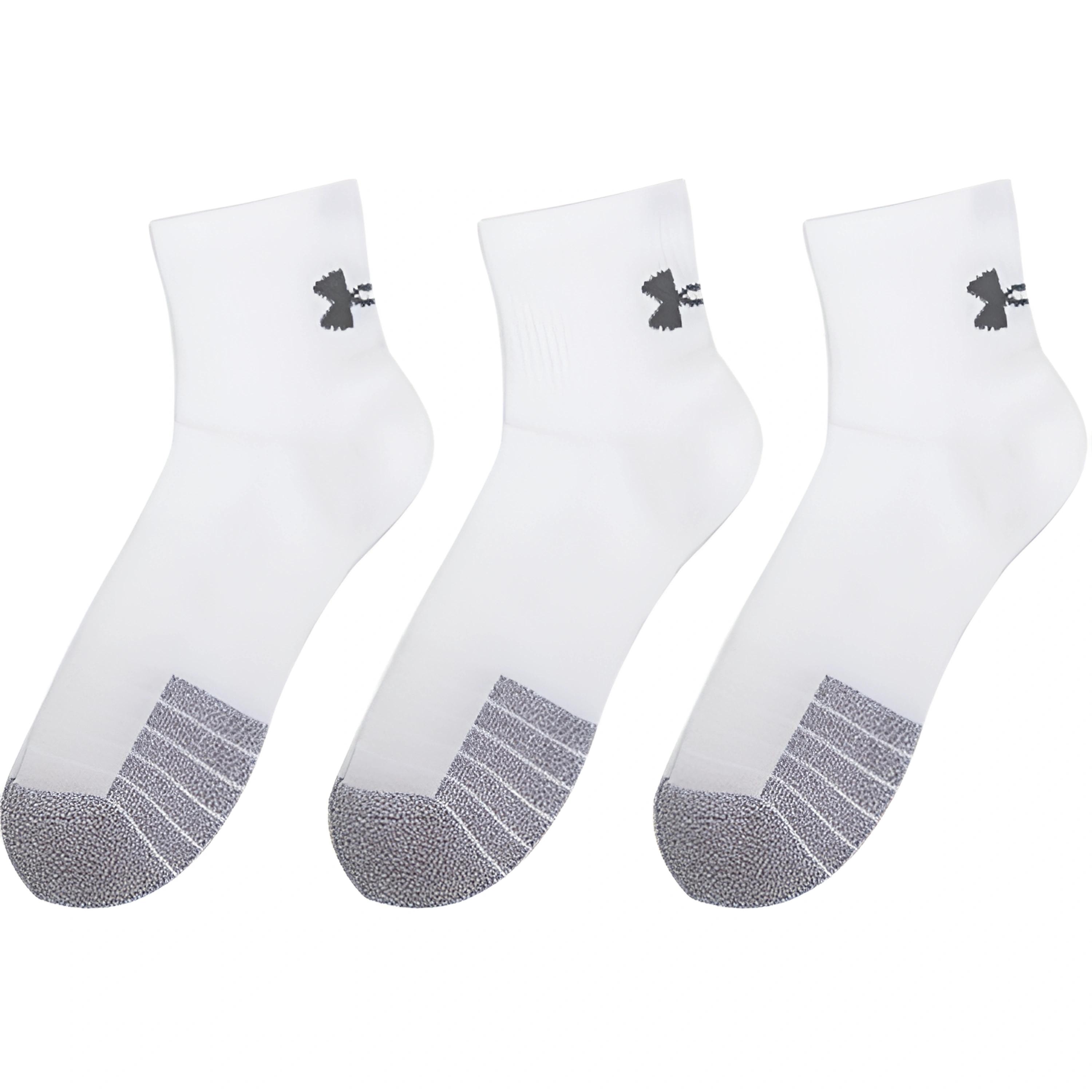 Носки Under Armour Низкие Унисекс 3 пары Белые 1353262-100 L