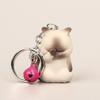 Face Cover Cat Keychain Cartoon Cute Kitten Doll Ornament Bag Bag Pendant Small Gift Accessories Keychain