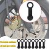 10/20/30Pcs 8mm Car Brake Pump Screw Dust Cap Oil Drain Screw Cap Brake Caliper Bleed Nipple Black Cover Rubber Motorcycle