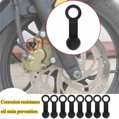 10/20/30 Stück 8mm Auto Bremspumpen Schraube Staubkappe Ölablassschraubenkappe Bremssattel Entlüftungsnippel Schwarze Abdeckung Gummi Motorrad