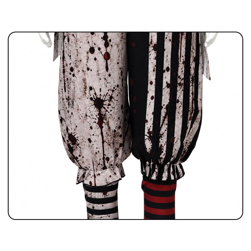 Original Dark Clown Cosplay Costume, Unisex Adult & Kids Halloween Stage Performance Outfit