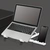 2-in-1 Adjustable Laptop & Tablet Stand with Phone/Pen Holder,  Lightweight for Desk Bedside Travel