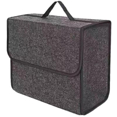geneX Trunk Storage Felt Storage Trunk Trunk Storage First Aid Tools Box, Case, Bag, Box, Supplies, (Dark Gray)