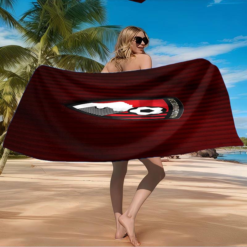 Afc Bournemouth Crest Beach Towel Microfiber Beach Towel, Lightweight and Quick-Dry, for Summer Travel, Swimming Pool Fan Birthday Gift