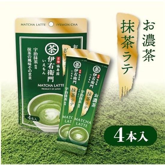 Iyemon Omocha Matcha Latte Patyczki 15g4 sztuki