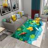 Oil Painting Fish Carpet Mat for Kitchen Bathroom Non-slip Doormat Entrance Door Rug Living Room Bedroom Decoration Floor Rugs