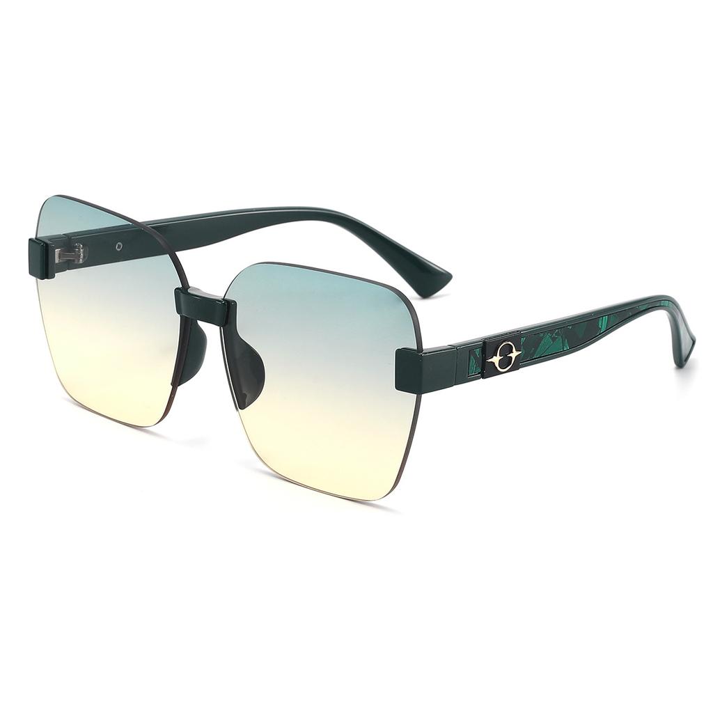 Glasses Women'S Uv Protection Trend Sunshade High-End Sunglasses Temperament Large Frame Versatile Sunglasses Men