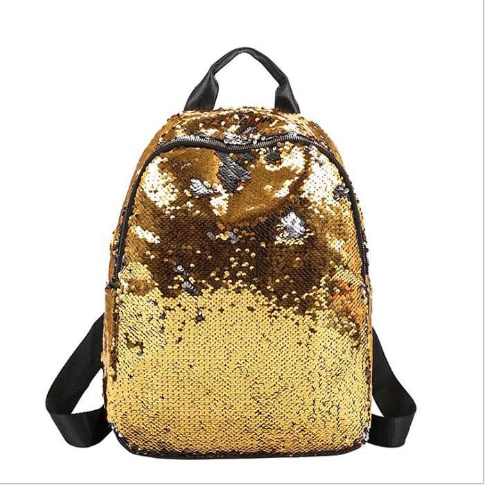 large sequin backpack