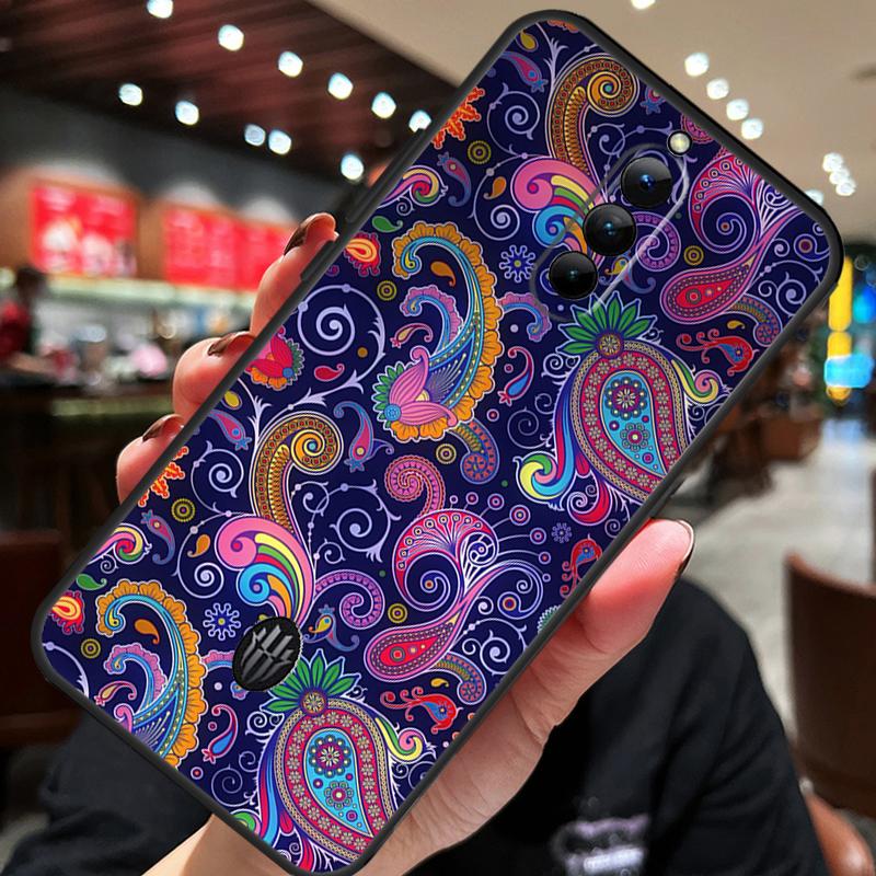 Paisley Pattern Case For ZTE Nubia Red Magic 11 10 8 9 8S 9S 10S Pro Plus 10 Air 5G 6R 6 7 6S 7S Pro Cover
