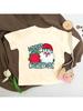 Weihnachtsmann Weihnachtsfeier Jungen Mädchen Retro Kurzarm-T-Shirt Kleinkind Weihnachten