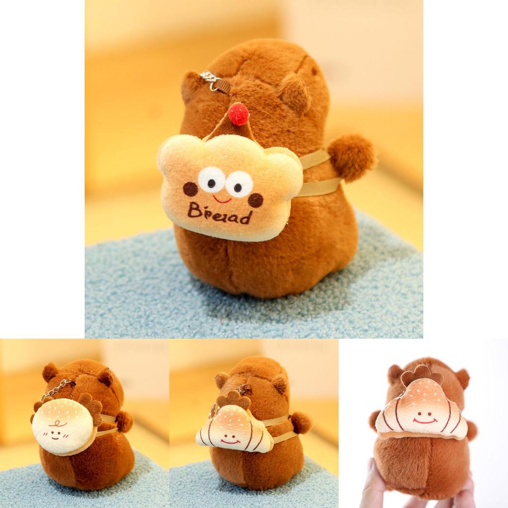 Capybara Soft Plush Doll Keychain With Pp Cotton Filling For Collectors And Gifts