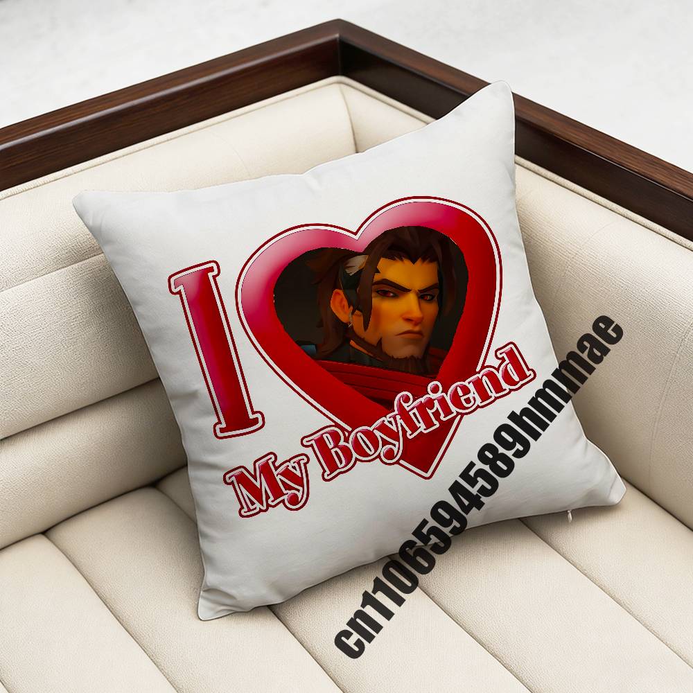 For Emre O-Overwatch Throw Pillow Case Sham 45X45Cm 40X40Cm Square Car Pillowcase Pad Cushion Cover