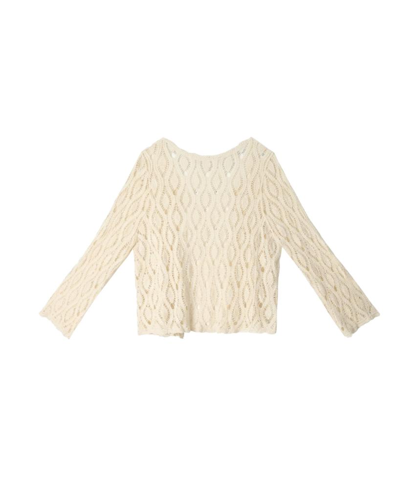 VIKINI VENDER Tahir Crochet Cover-Up Cardigan