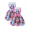 Kids Girls KATSEYE Print Sleeveless Bow Casual Party Princess Dress