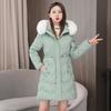 Winter Women Parka Fur Hooded Jackets Thicken Warm Cotton-padded Puffer Coat Casual Long Parkas Clothes Loose Outerwear